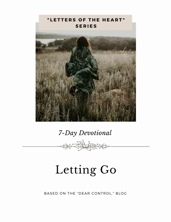 E-Book Cover for Letting Go Devotional